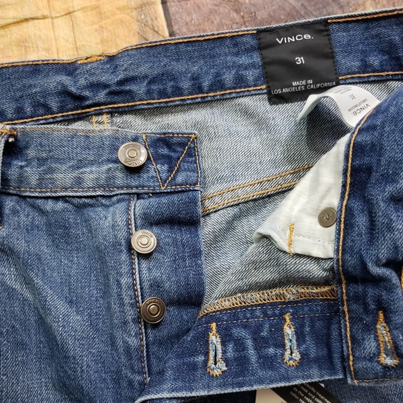 Vince Union Slouch Jeans Sz 31 NWT Craftsman - Picture 5 of 8